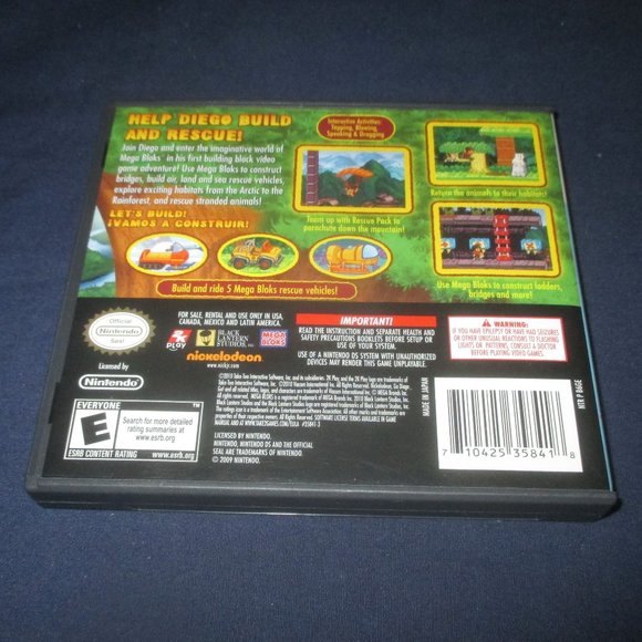 Mega Bloks: Diego's Build and Rescue (Nintendo DS, 2010) - Picture 3 of 3
